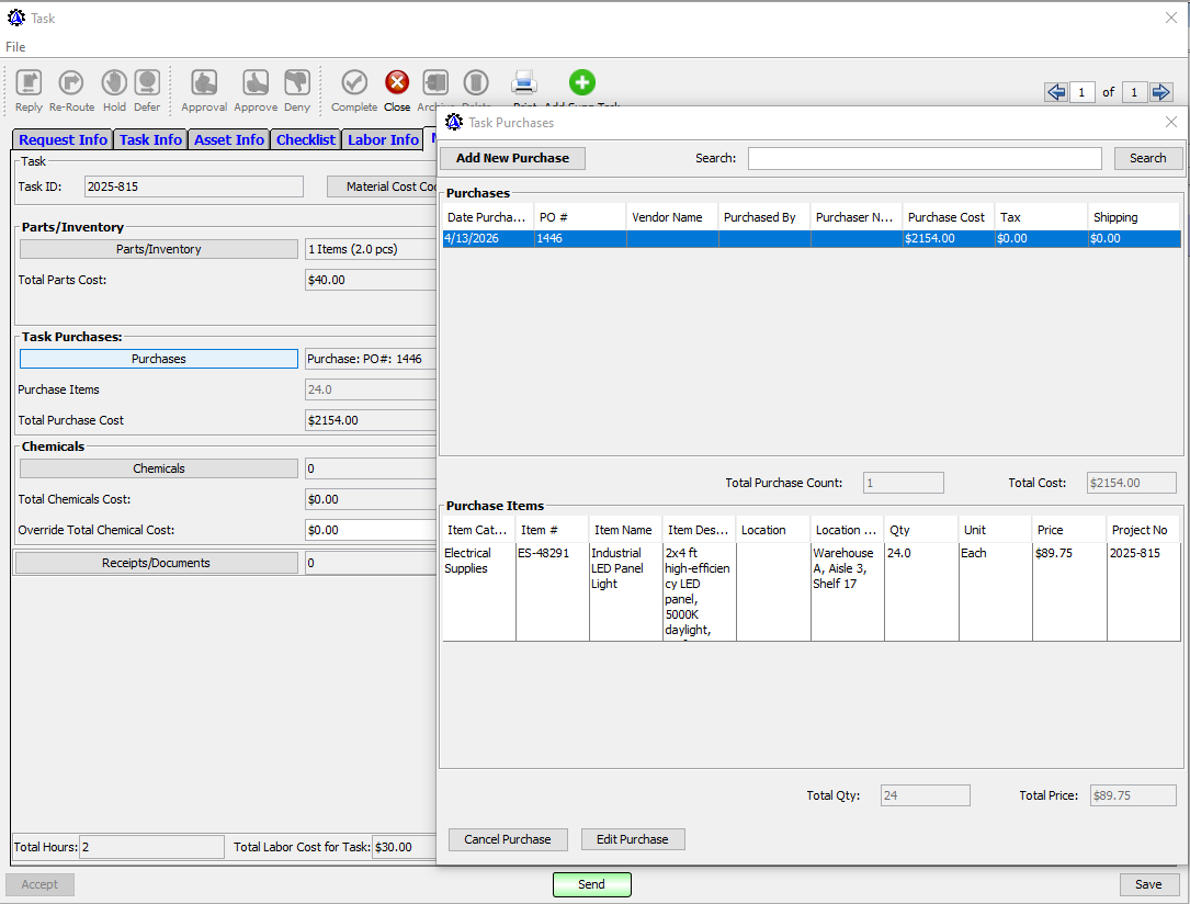 Work Order Integration